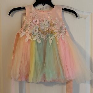 Amazon Pastel Floral Kids Dress